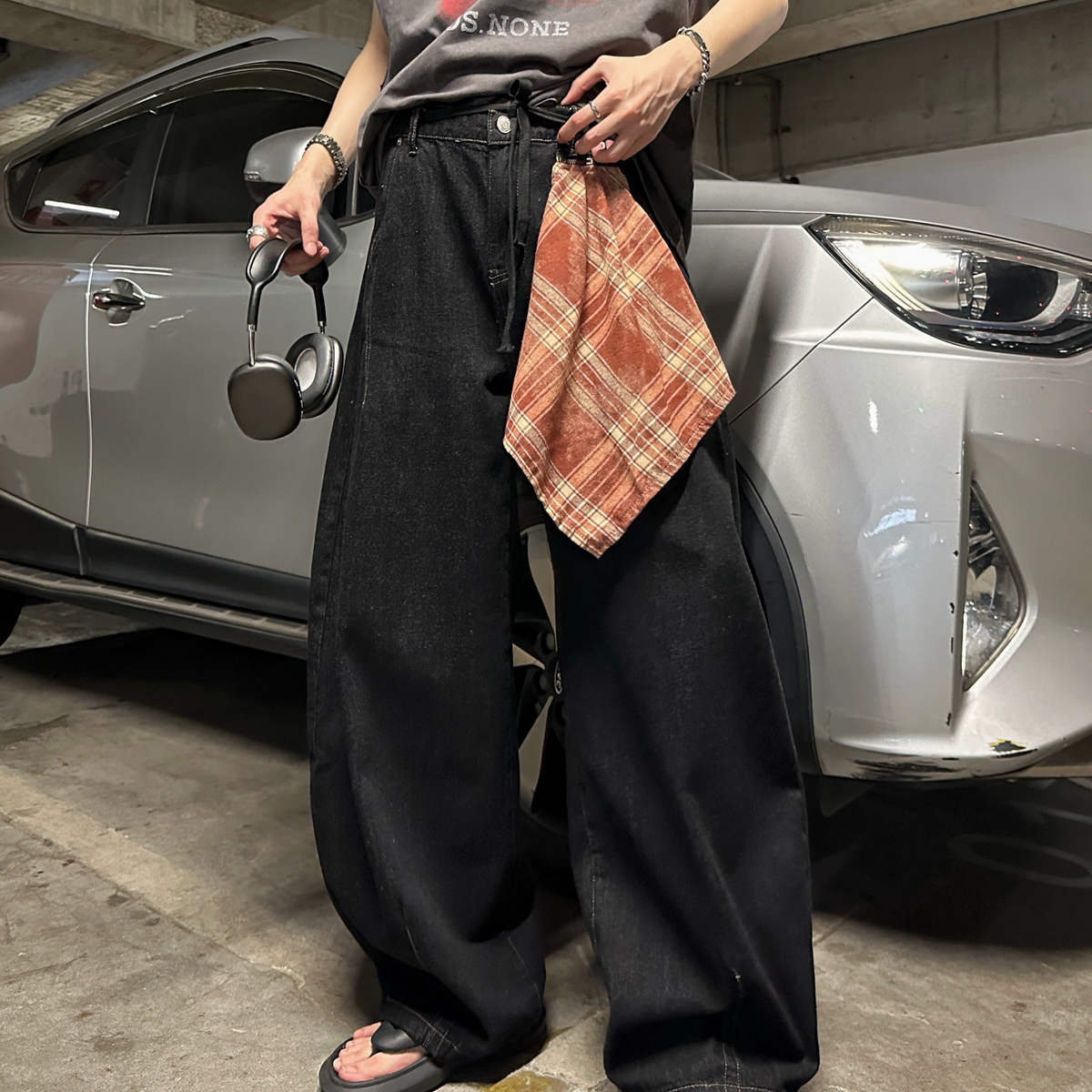 バギーパンツ City Ambient Products: 12オンス ストレート バギー デニム