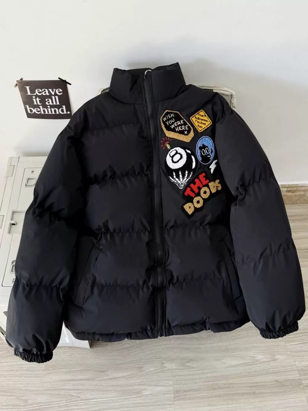 スタンドカラー レトロワッペン刺繍ペディン – KXCK（キックス