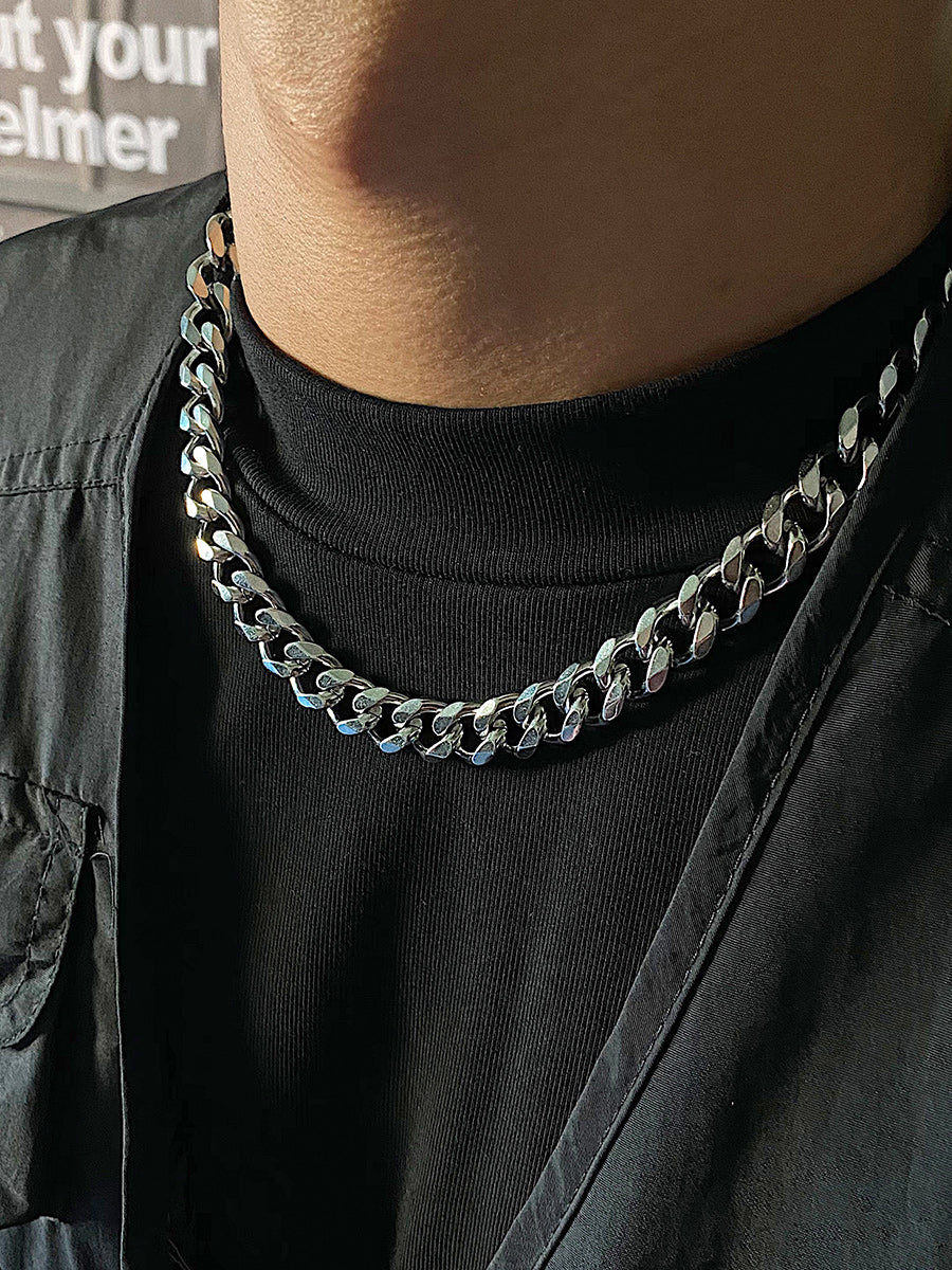 ミディアム キューバンチェーン ネックレス – KXCK（キックス