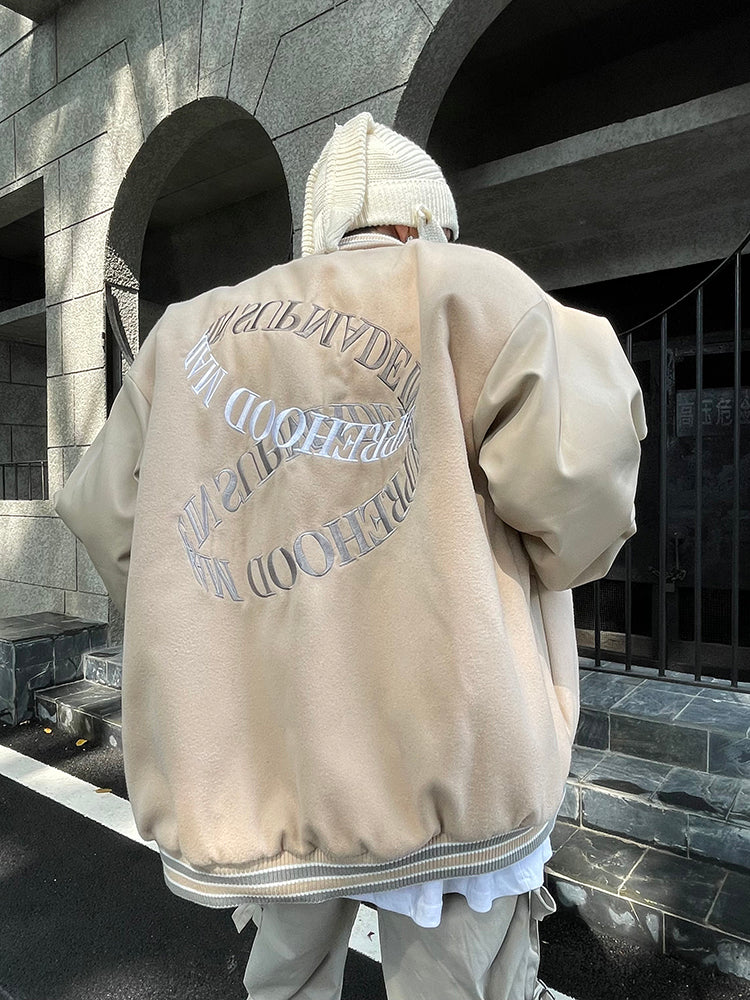 NBA スタジャン NUGGETS ビックシルエット WEB限定【Off The Court by NBA】MeltonJacket（スタジャン