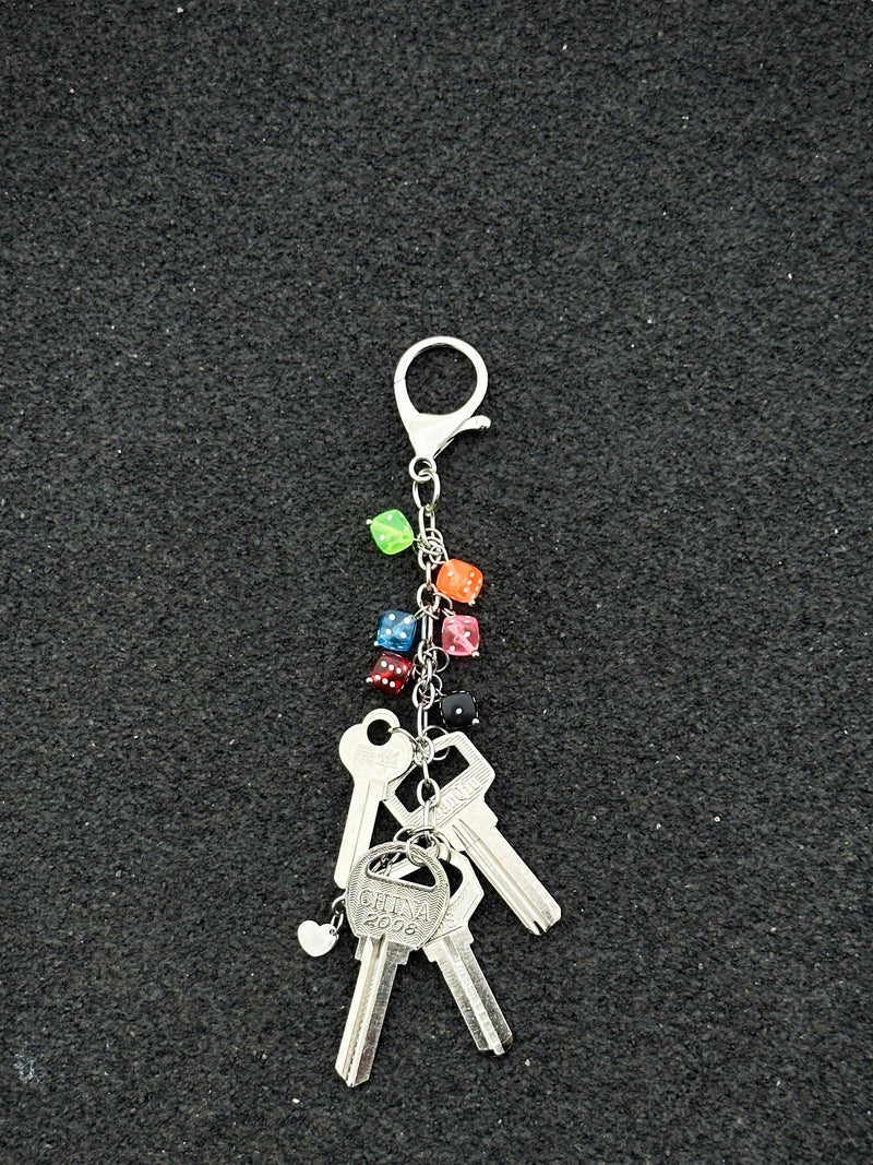 サイコロ ダイス キーチェーン