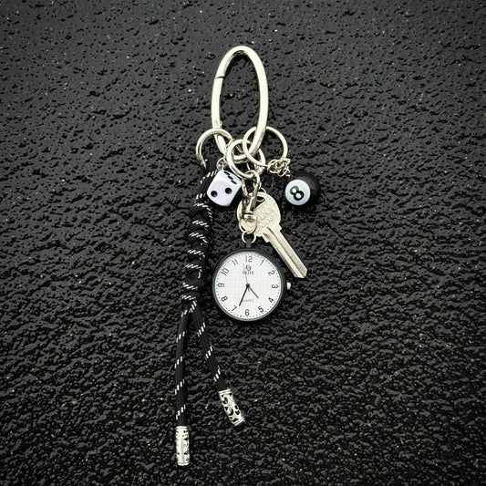 クロック オーバルカラビナキーチェーン
