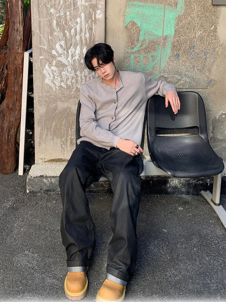 レイジーフラワーボタン カーディガン