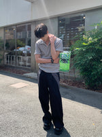 ハンドステッチ スキッパーポロシャツ