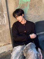 レイジーフラワーボタン カーディガン