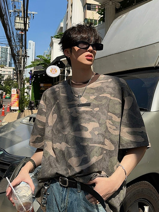 フェード カモフラージュ迷彩 Tシャツ