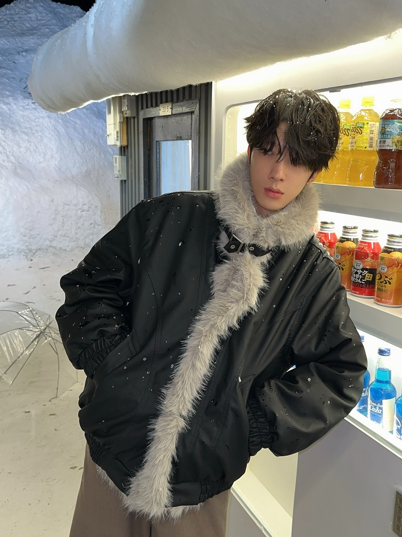 ベルテッド ウォームファージャケット