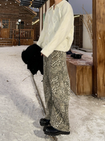 ダイヤチェック柄 ツイストポロセーター