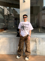 アメリカン ゴーステッド プリントTシャツ