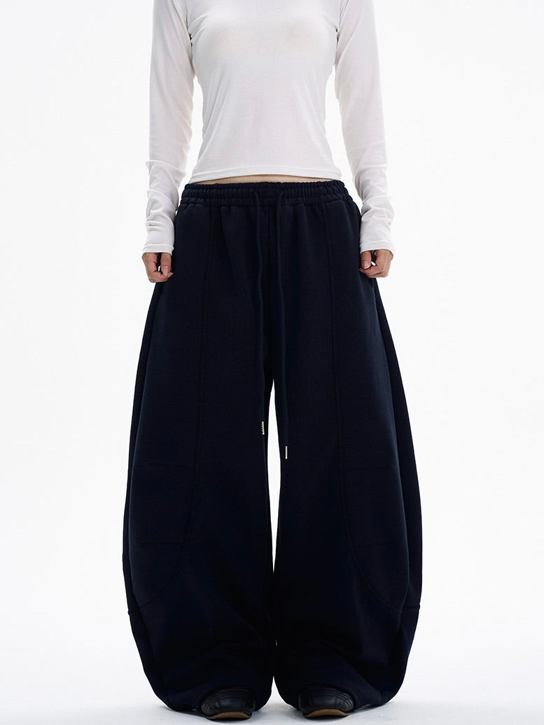 サイドタック バルーンスウェットパンツ