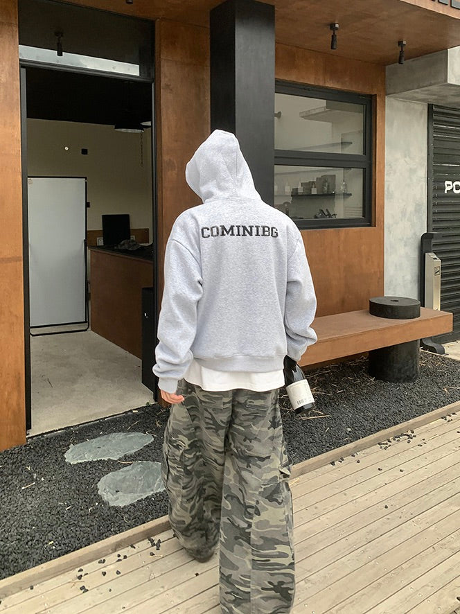 マルチロゴ 裏起毛フリースパーカー