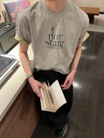 レトロ コントラストスリーブTシャツ