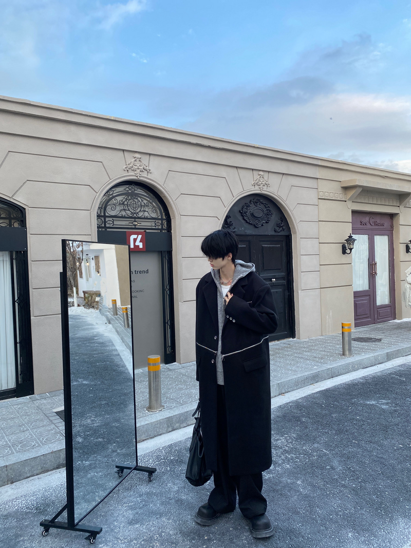 ハーフジップ フードニットセーター – KXCK(キックス ハーフジップ フードニットセーター – KXCK(キックス