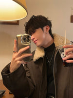 ラムファー バイカーボンバージャケット