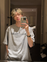 ディストレスト レタリングTシャツ