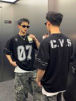 レトロ 07ナンバリング ウォッシュTシャツ