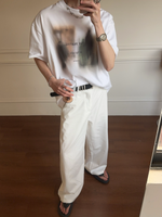 レトロ ブラーフィギュア プリントTシャツ