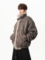 レトロ ネックベルト ファージャケット