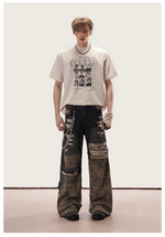 ヴィンテージ アートグリッド Tシャツ