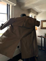 レトロ アーバン ロングトレンチコート