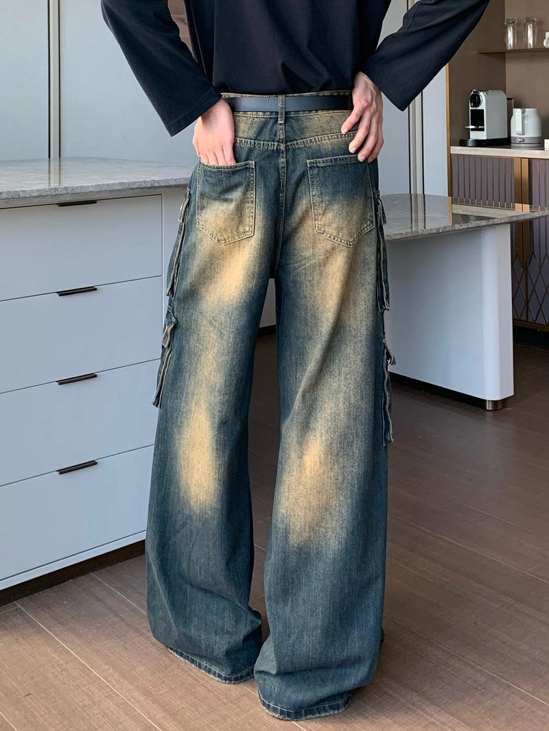 マルチポケット ウォッシュ ジオテクニカルジーンズ