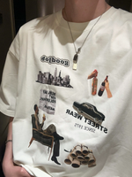 レトロ シティプリントTシャツ