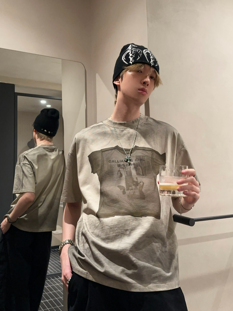 ドッキング シアープリントTシャツ