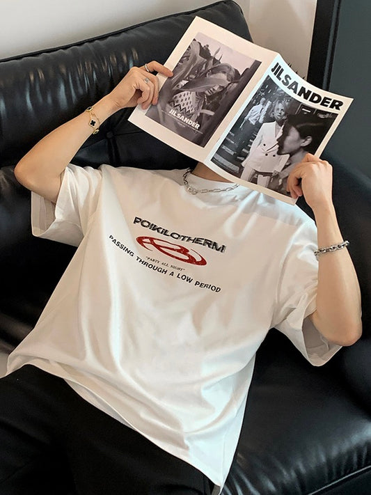 クラックドロゴ フロントプリントTシャツ