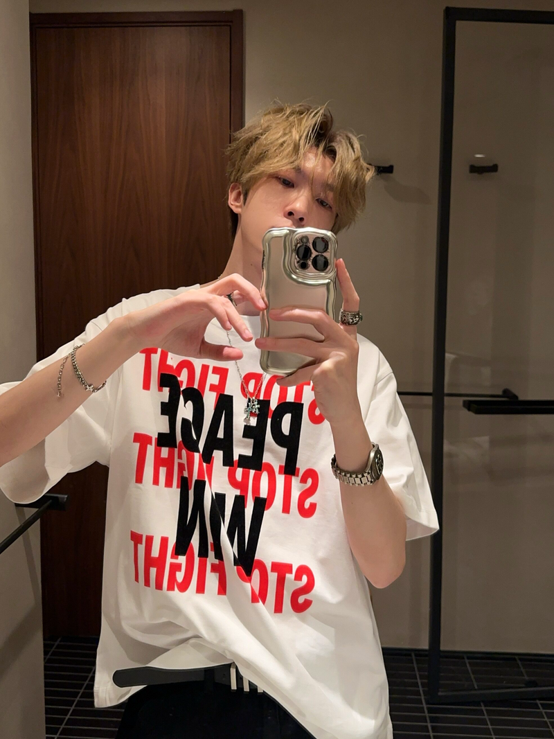 レトロ アメリカン スローガンTシャツ