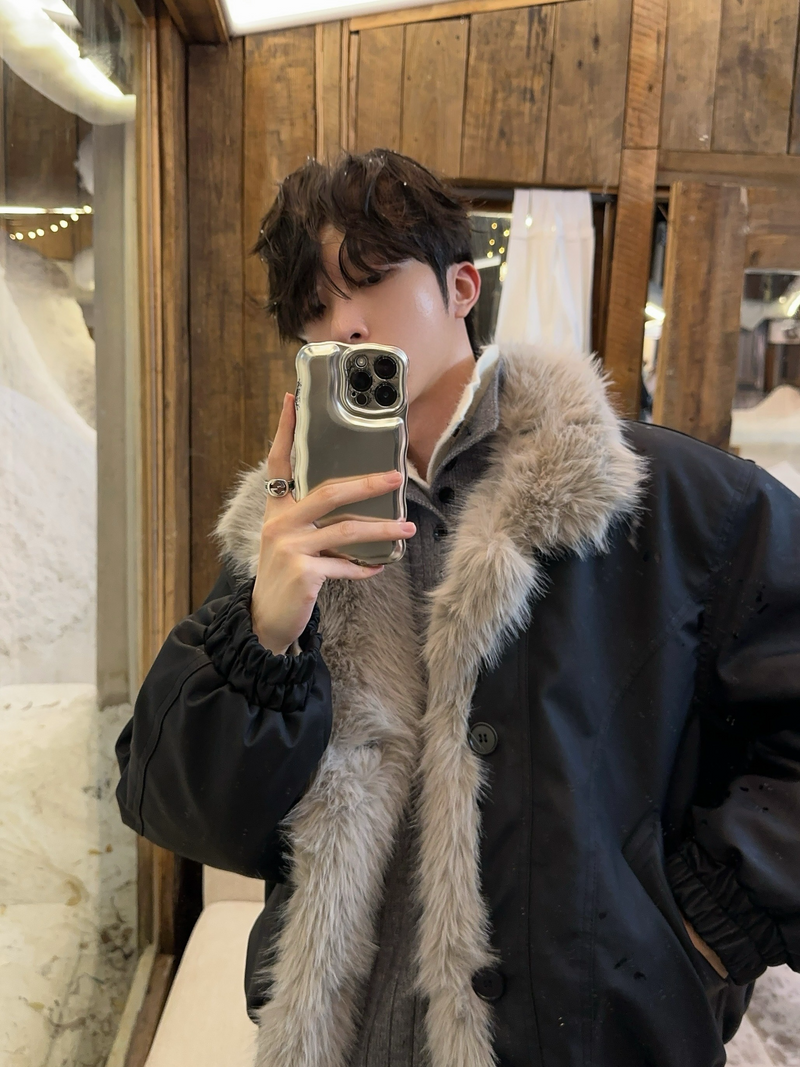 ベルテッド ウォームファージャケット