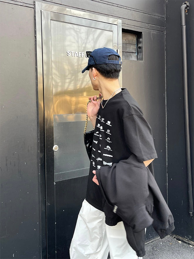 マルチロゴ グリッドTシャツ