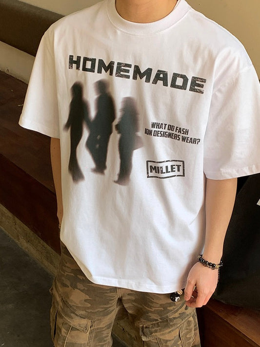 アメリカン ゴーステッド プリントTシャツ