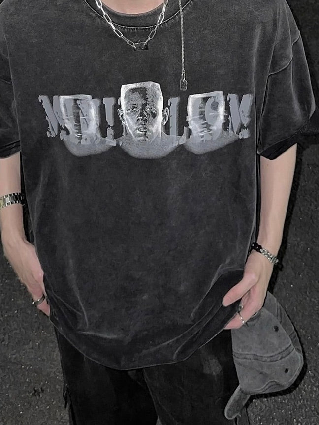 レトロ ファントムプリントTシャツ