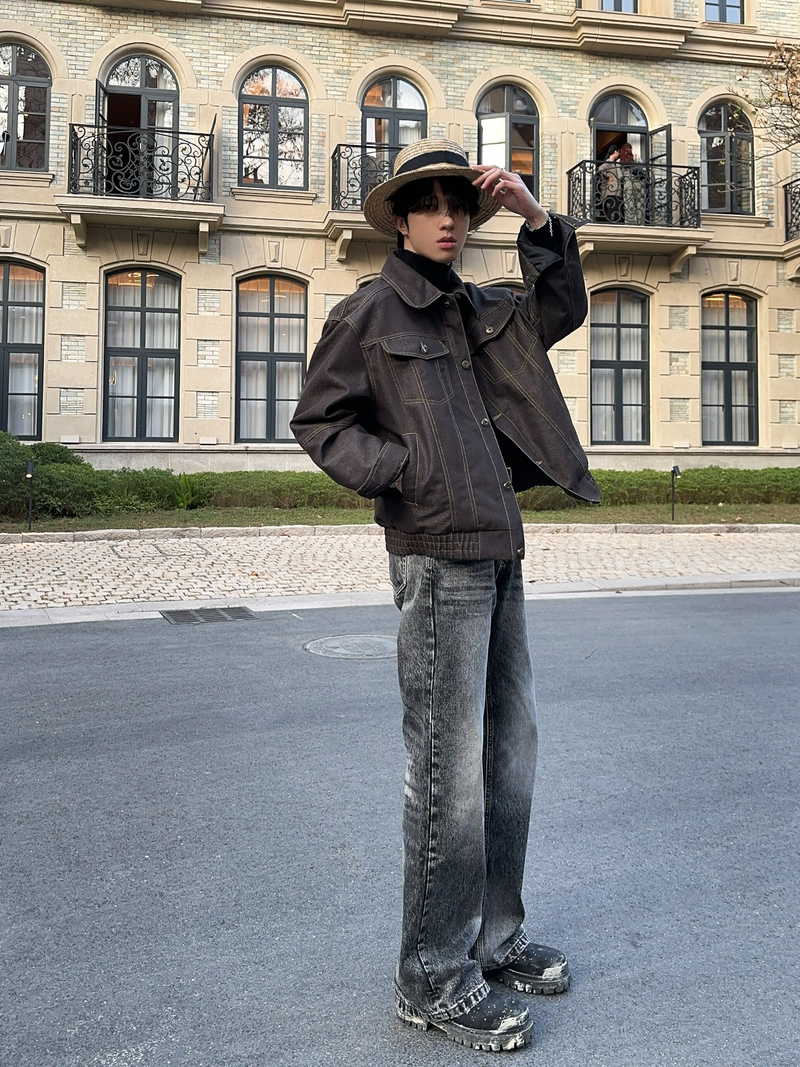 オールド コンストラクト リジッドデニムジャケット