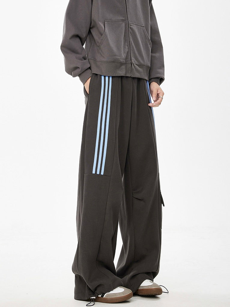 アクセントスリーライン ポケットスウェットパンツ