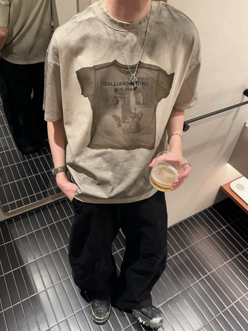 ドッキング シアープリントTシャツ