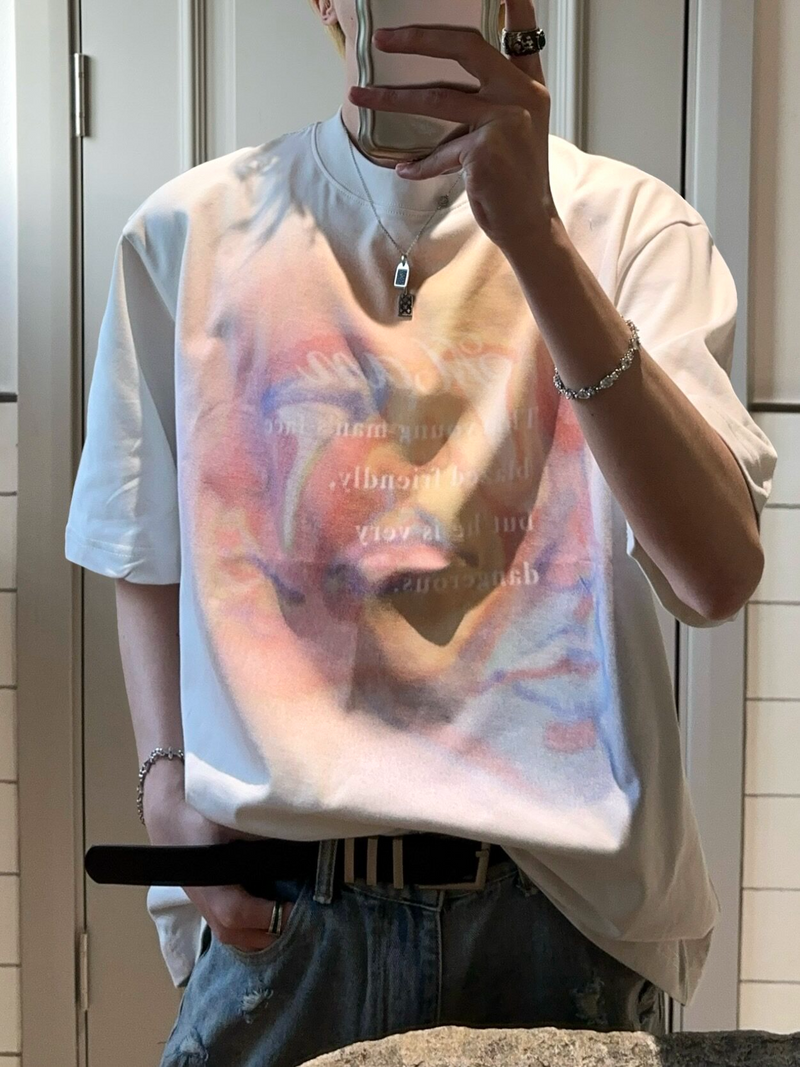 レタリングアート プリントTシャツ