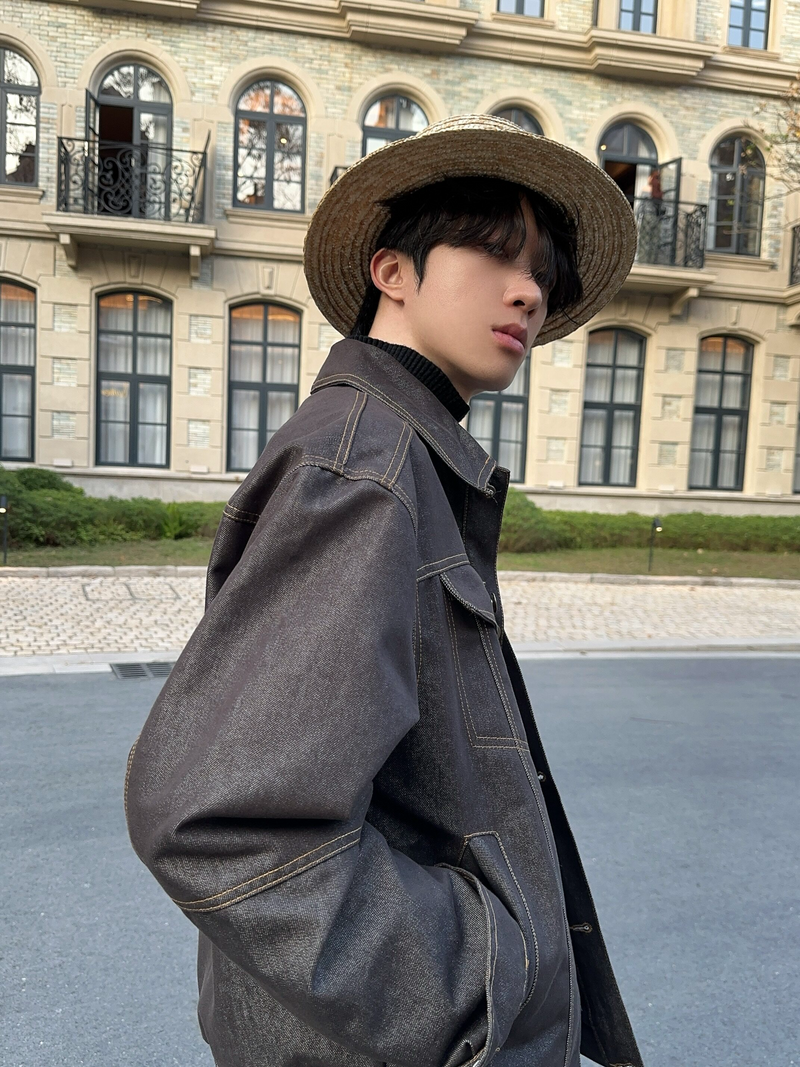 オールド コンストラクト リジッドデニムジャケット