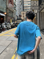 スカイブルー サイドタックTシャツ