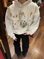 レトロ 花柄レース刺繍パーカー