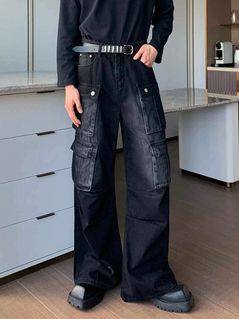 マルチポケット ウォッシュ ジオテクニカルジーンズ