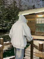 レトロ刺繍 ネックファーパーカー