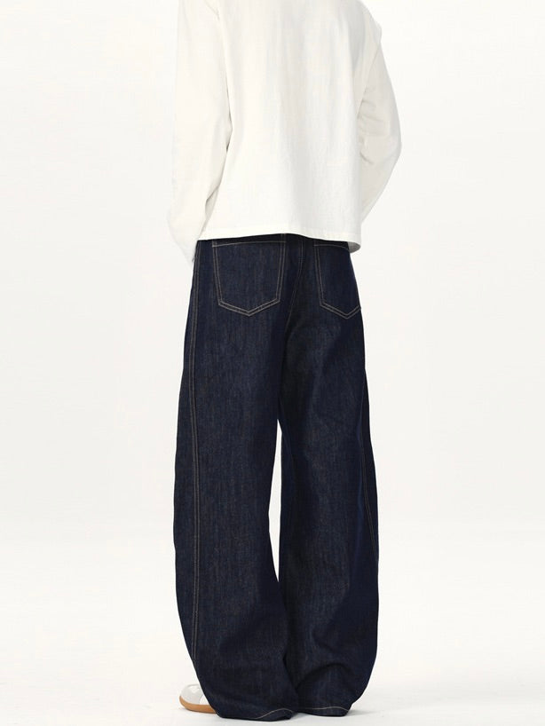 スタイルマッチ ワイド リジットデニム