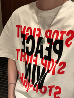 レトロ アメリカン スローガンTシャツ