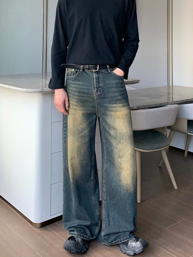 ウォッシュ フィットストリートジーンズ