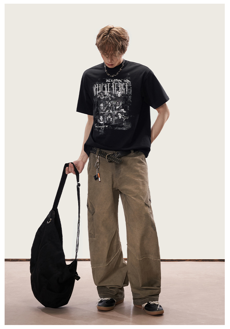 ヴィンテージ アートグリッド Tシャツ