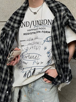 グラフィック スクリブル Tシャツ