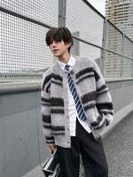 レトロ ソフトウール レイジーカーディガン