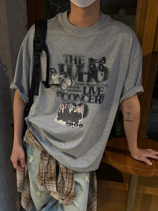 ヘイジー アートレターTシャツ