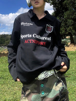 レタリング エンブレムゲームポロシャツ